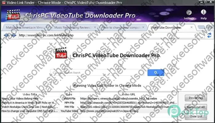 ChrisPC VideoTube Downloader Pro Crack 14.24.0817 Free Download